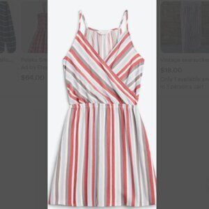 Market & Spruce Liliana Surplice Striped Dress